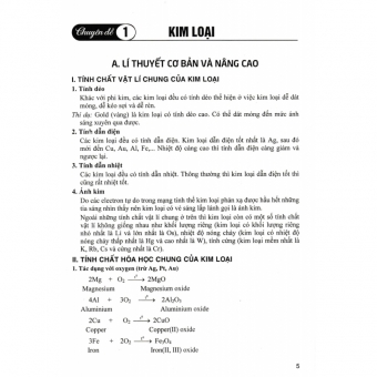 Bồi dưỡng học sinh giỏi Hóa 9 theo chuyên đề (dùng chung SGK hiện hành)