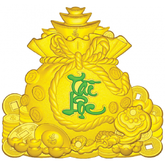 MS10 Túi tiền tài lộc