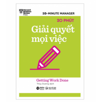Combo Harvard Business Review: 20 Minute Manager: Làm Chủ Thời Gian + Giải Quyết Mọi Việc + Thuyết Trình Hiệu Quả + Ủy Thác Công
