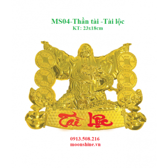 MS04 - CHỮ DÁN THẦN TÀI TÀI LỘC