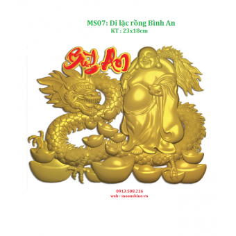 MS07 - CHỮ DÁN 3D DI LẶC RỒNG BÌNH AN