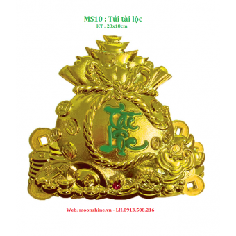 MS10 - CHỮ DÁN 3D TÚI TÀI LỘC
