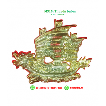 MS15 - CHỮ DÁN 3D THUYỀN BUÔM